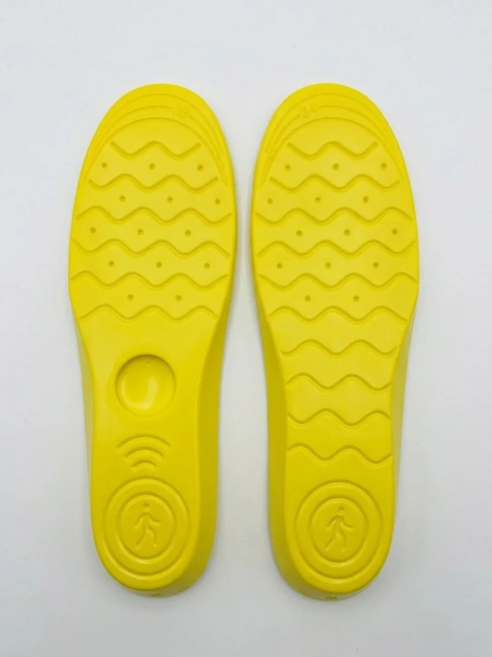 Big Kid Shoe Insoles Size 3-5  Yellow Dinosaur Print Soft Cushioned